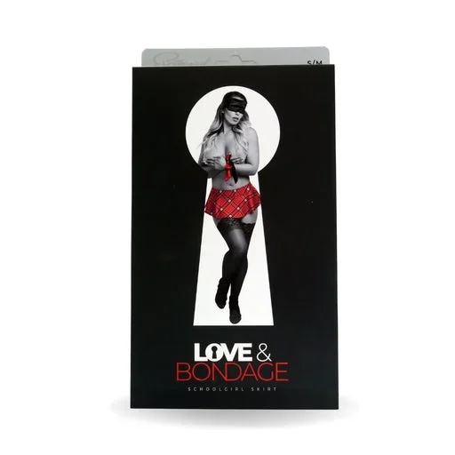 Bondage Set – School Girl Skirt Red S/M