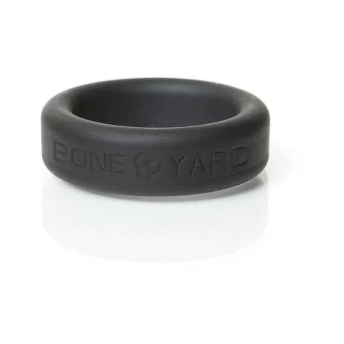 Boneyard Silicone Ring 1.2 inches Black