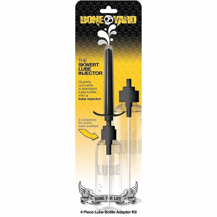 Boneyard Skwert Lube Injector – Black Lube Injector for Bottles