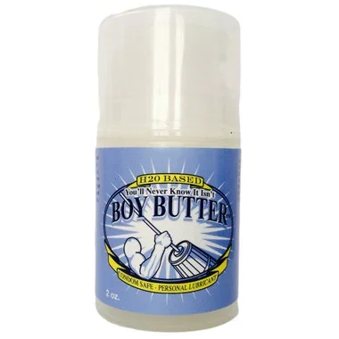 Boy Butter H20 Water-Based Cream Lubricant Mini 2 oz EZ Pump