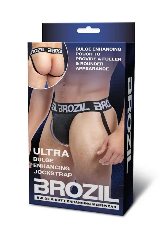 Brozil Mesh Jocks L/xl Blk