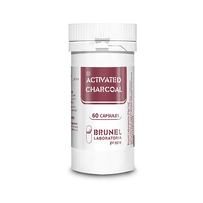 Brunel Activated Charcoal 200mg 60 Capsules