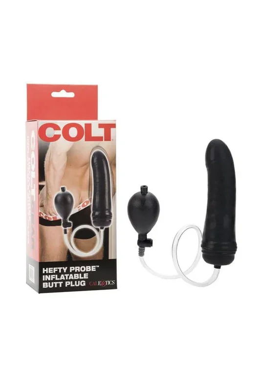 Cal Exotics – Colt – Hefty Probe Inflatable Butt Plug – Black