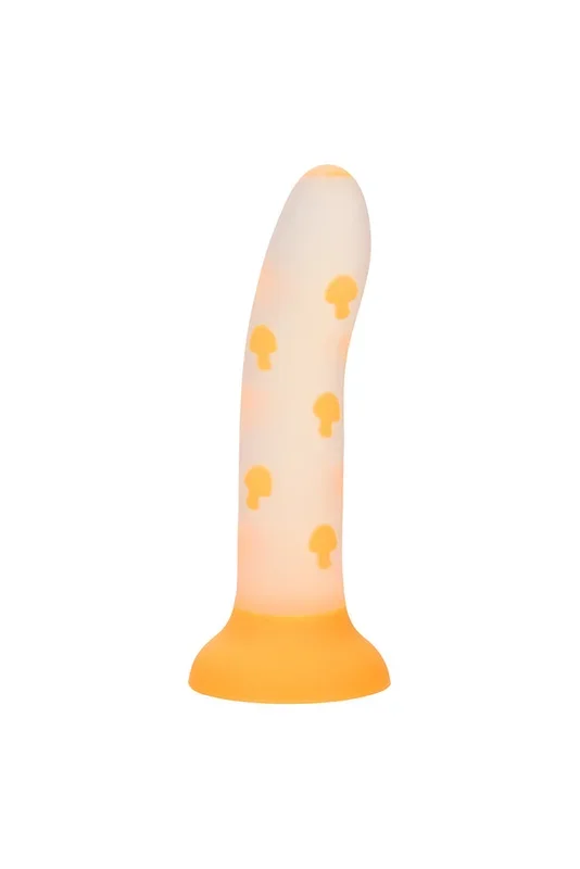Cal Exotics – Glow Stick – 6″ Mushroom Dildo – Orange/Clear