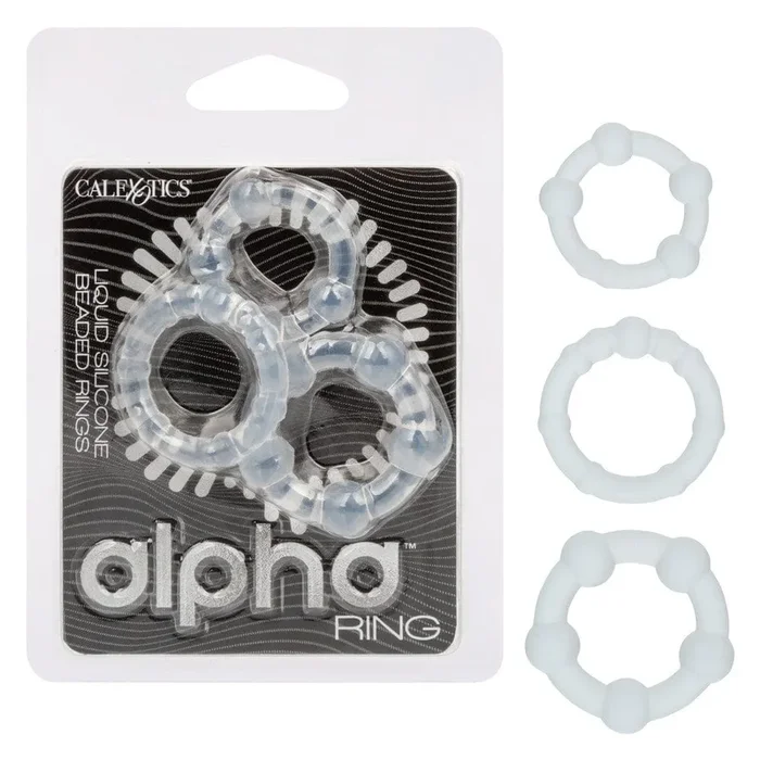 Calexotics Alpha Liquid Silicone Beaded Rings