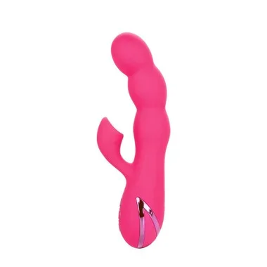 CalExotics California Dreaming Oceanside Orgasm 13-function Rechargeable Silicone Rabbit Vibe with Clitoral Suction