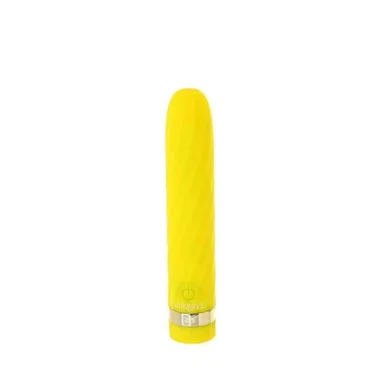 CalExotics Slay #SeduceMe 10-function Rechargeable Silicone Bullet Massager Yellow