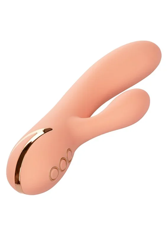 California Dreaming Monterey Magic Silicone Rechargeable Rabbit Vibrator – Orange