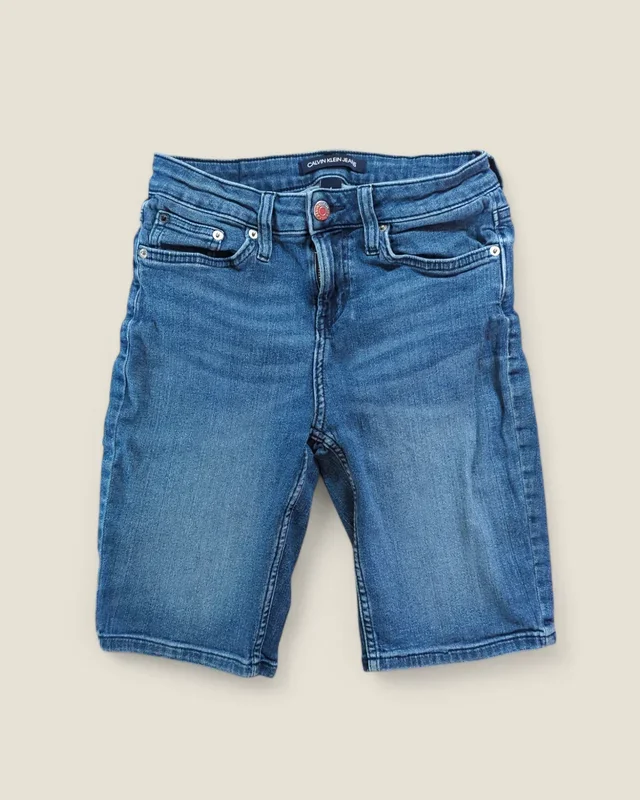CALVIN KLEIN LONG SHORTS DENIM LADIES SIZE 4 PRE-LOVED