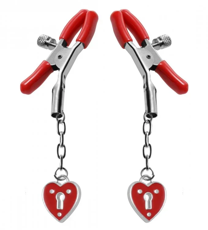 Captive Heart Nipple Clamps
