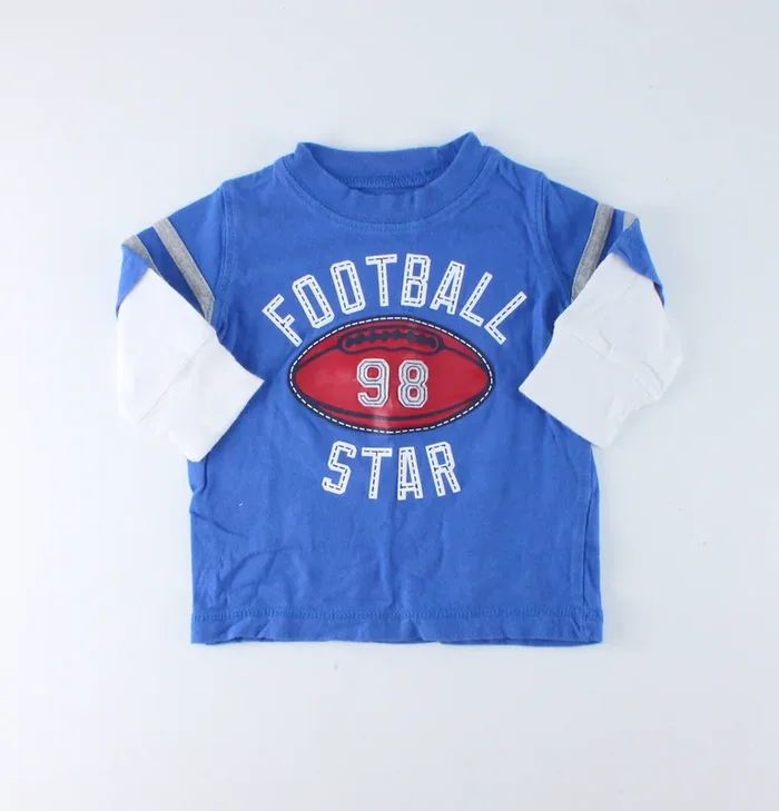 CARTERS FOOTBALL STAR LS TOP 3M PRE-LOVED