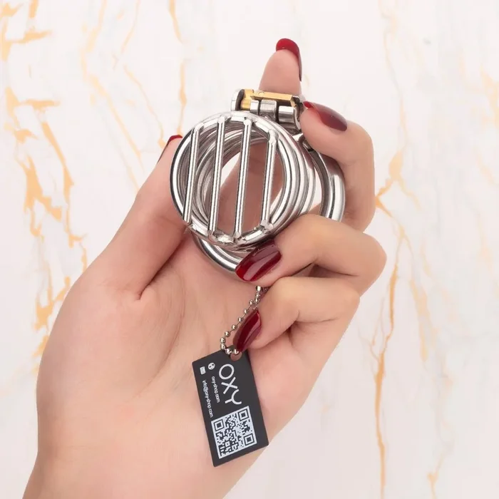 CH53 – Jaula de castidad con barras de cárcel mini – Prisión de gallos