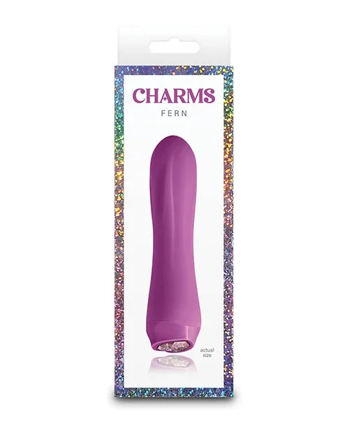 Charms Fern Compact Vibrator – Ruby