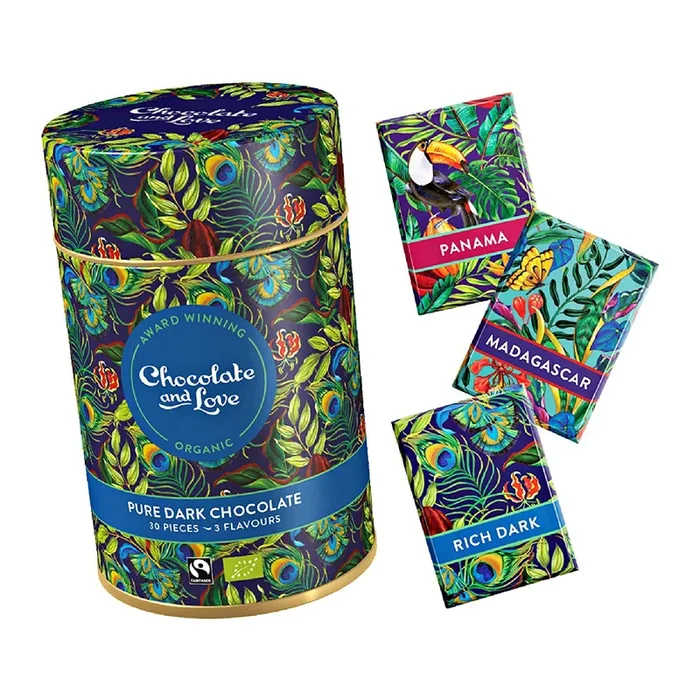 Chocolate & Love Organic Rich Dark Tin