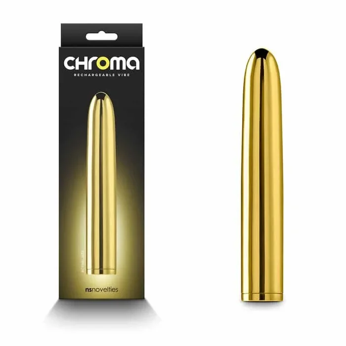 Chroma – Gold – Gold 17 cm USB Rechargeable Vibrator