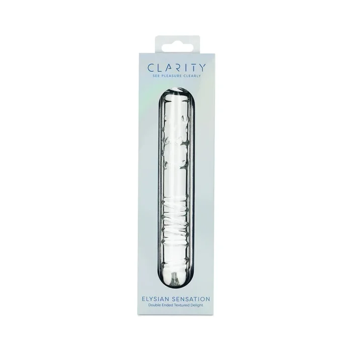 Clarity Elysian Sensation Glass Dildo