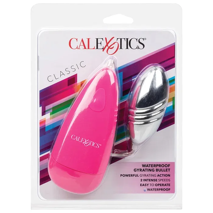 Classic Waterproof Gyrating Bullet-Pink