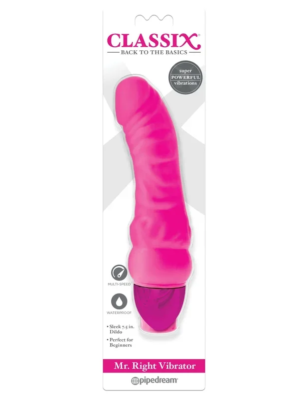 Classix Mr Right Vibrator Pink