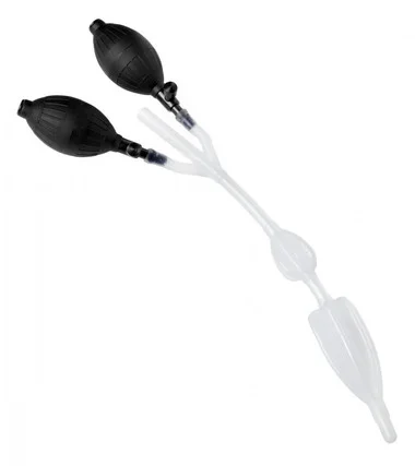 CleanStream Bardex Style Inflatable Double Bulb Silicone Enema System