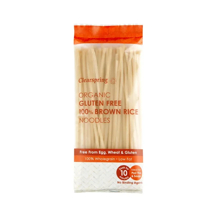 Clearspring Organic Gluten Free 100% Brown Rice Thin Noodles
