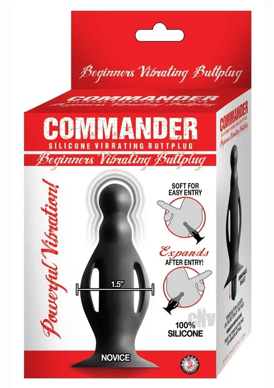 Commander Beginners Vibrating Buttplug