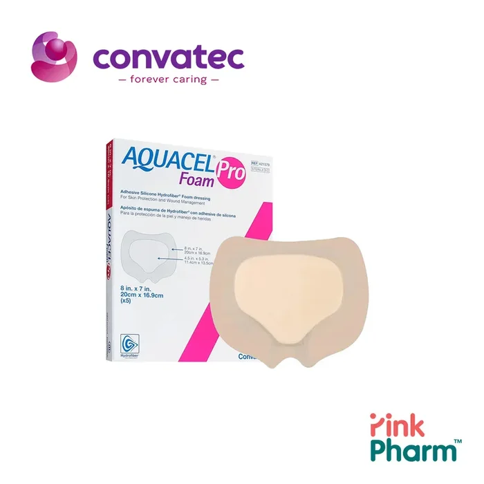 Convatec 421579 AQUACEL® Foam Pro Sacral Dressing – 20cm x 16.9cm