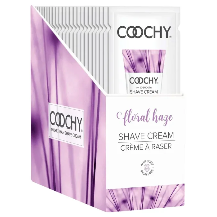 Coochy Shave Cream – Floral Haze – 15 ml Foils 24 Count Display
