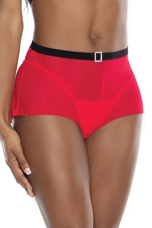 Coquette – 3824 – Panty – Red/Black – OS