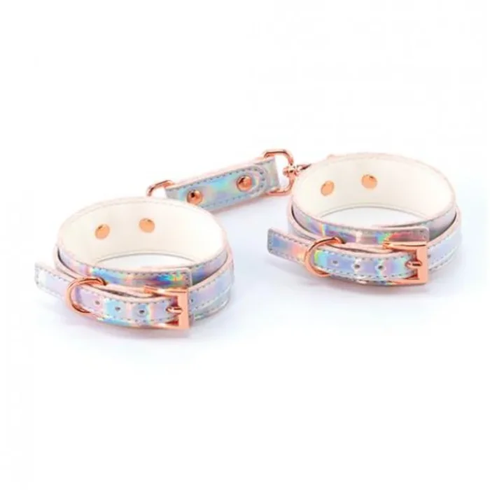 Cosmo Bondage Holographic Rainbow Wrist Cuffs
