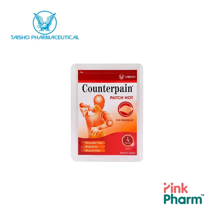 COUNTERPAIN Hot Patch (For Pain Relief) 4s