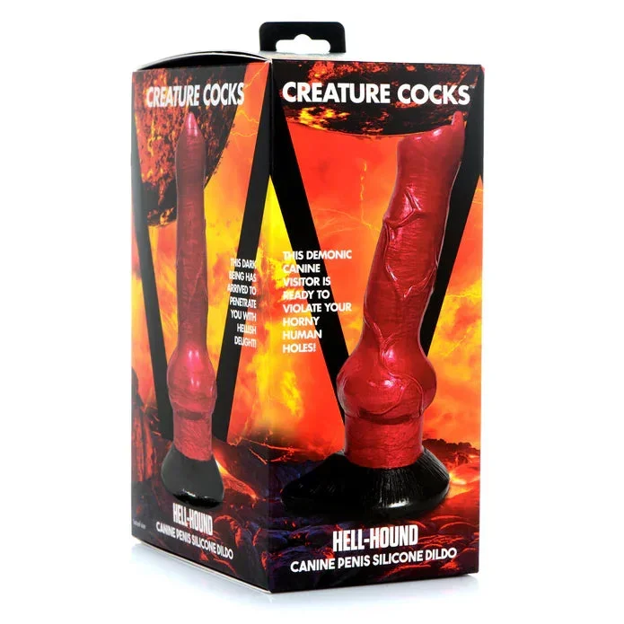 Creature Cocks – Hell-Hound Canine Penis Silicone Dildo