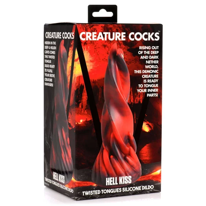 Creature Cocks – Hell Kiss Twisted Tongues Silicone Dildo