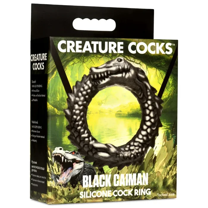 Creature Cocks “Black Caiman” Cock Ring