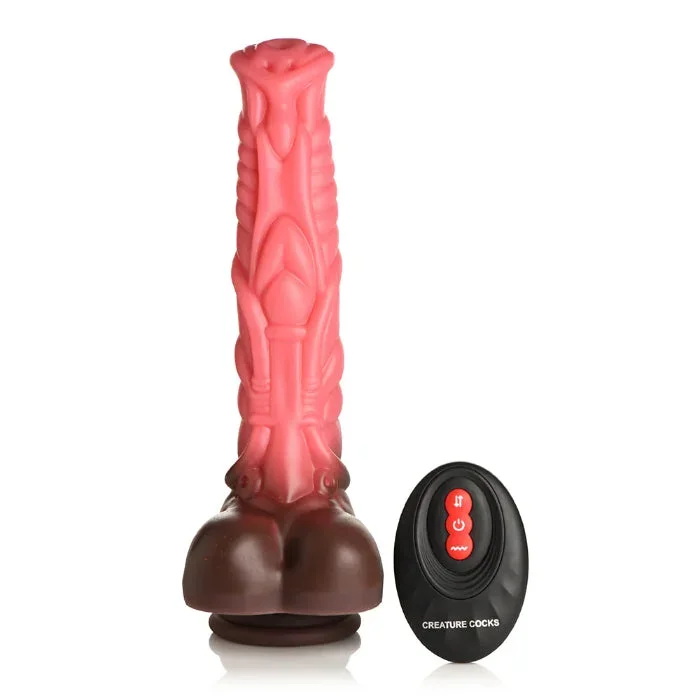 Creature Cocks Centaur Rechargeable Thrusting And Vibrating Harnessable Silicone Dildo With Remote Control And Suction Cup