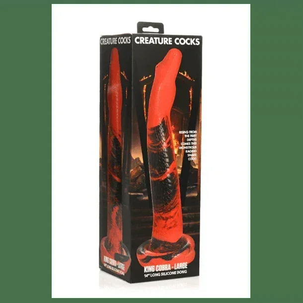 Creature Cocks King Cobra 14″ Long Silicone Dong
