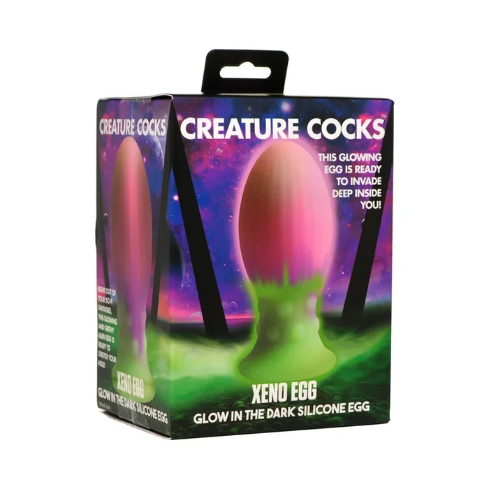 Creature Cocks Xeno Egg Glow-in-the-Dark Large Silicone Egg