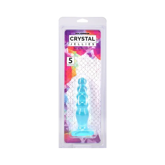 Crystal Jellies Anal Delight 5 in. Teal