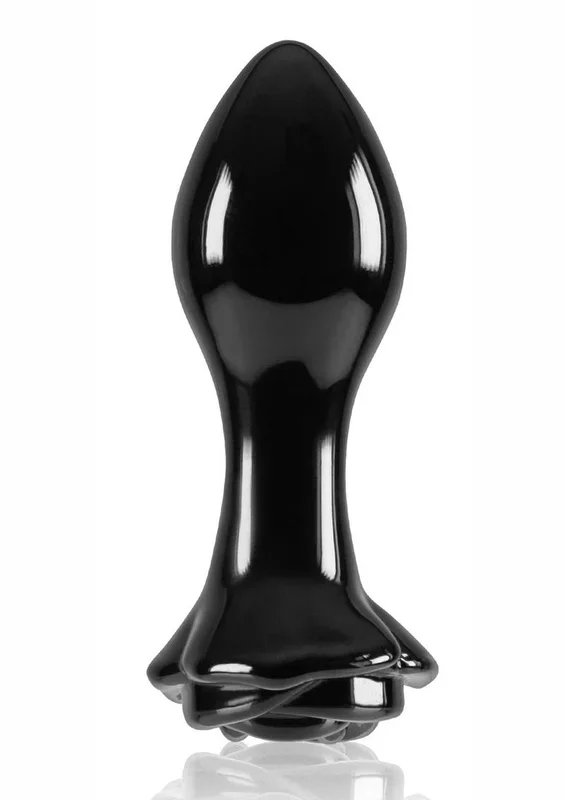 Crystal Premium Glass Rose Probe – Black
