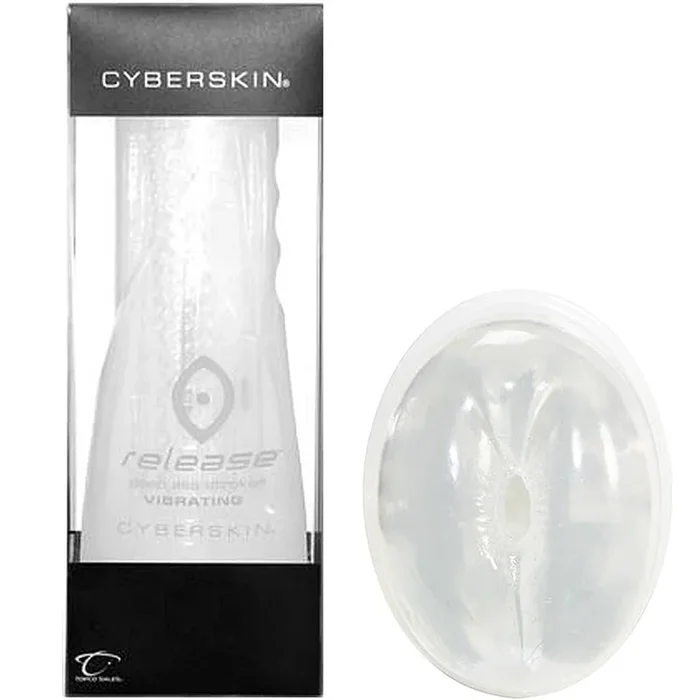 CyberSkin Vibrating Tight Ass Stroker Clear