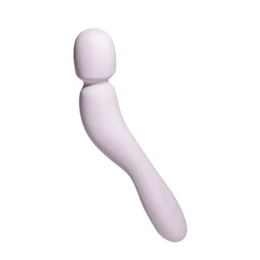 Dame Products Com 10-function Rechargeable Silicone Vibrating Massage Wand Quartz