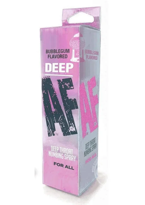 Deep AF Deep Throat Numbing Spray 1oz – Bubblegum