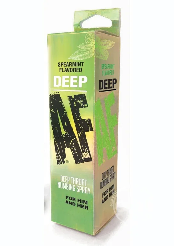 Deep AF Deep Throat Numbing Spray 1oz – Spearmint