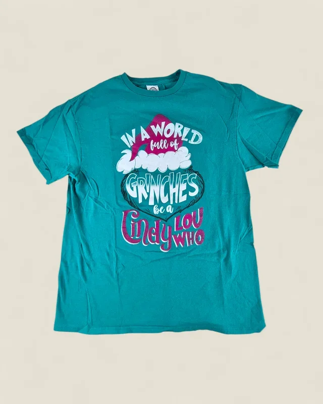 DELTA GRINCH TEE ADULT LARGE PRE-LOVED