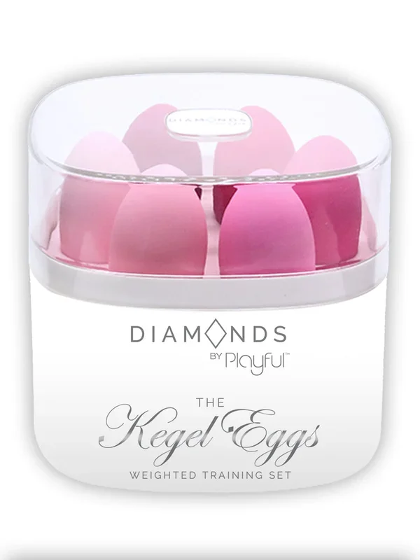 Diamonds Kegel Balls – Weighted Training Set Pink