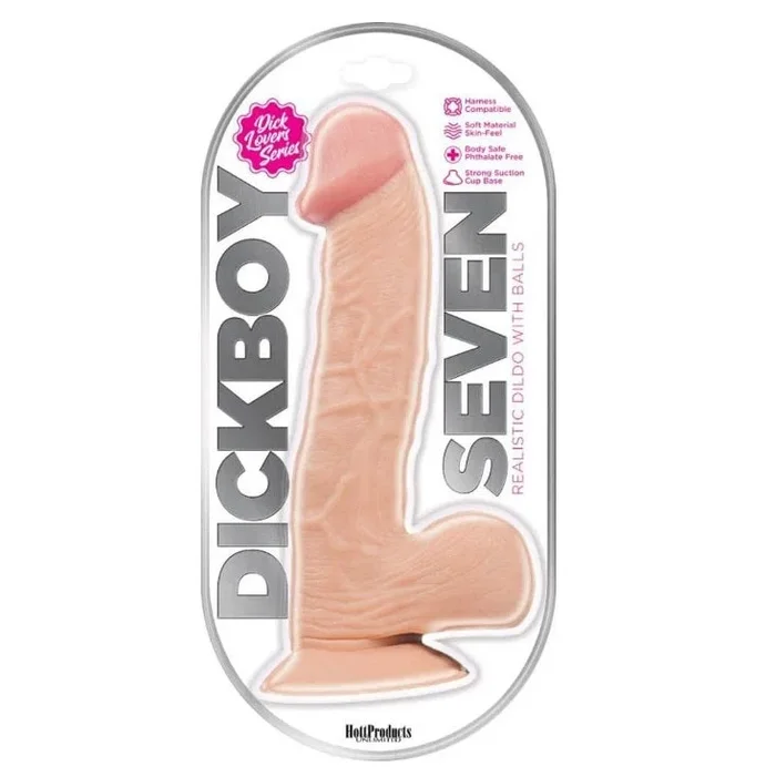 Dickboy Seven 7inch Dildo -Flesh