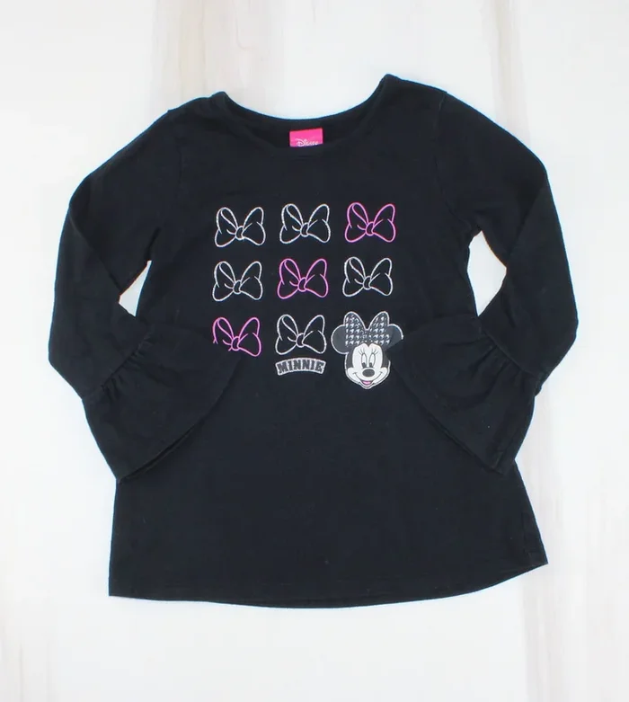DISNEY MINNIE MOUSE BLACK TOP 5Y PRE-LOVED