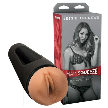 Doc Johnson Main Squeeze Jessie Andrews’ Vagina Variable Pressure UltraSkyn Realistic Stroker