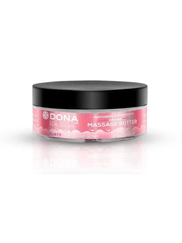 DONA Massage Butter Flirty Aroma: Blushing Berry 4oz/118ml
