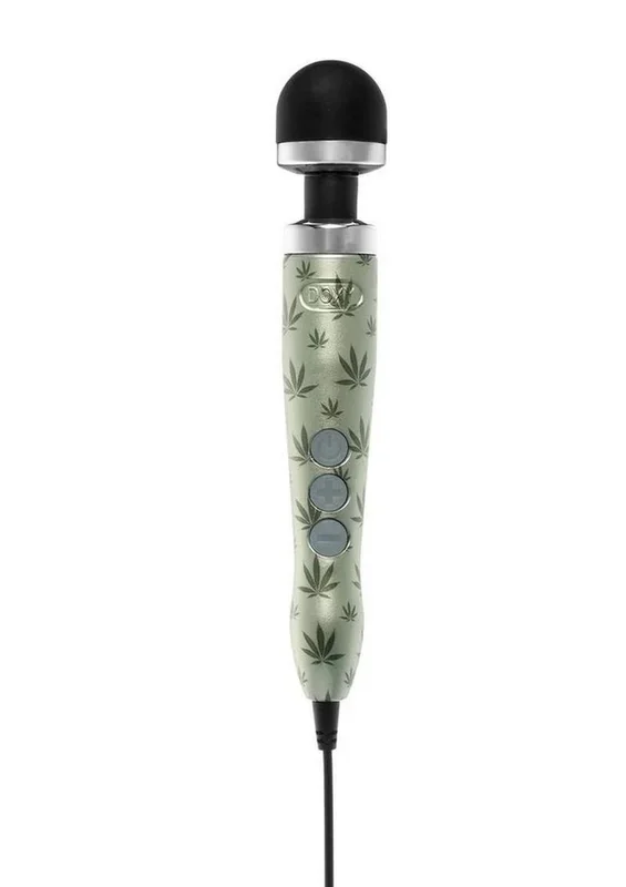 Doxy Die Cast 3 Wand Plug-In Wand Massager – Cannabis Pattern