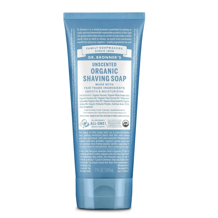 Dr Bronner’s Organic Unscented Shaving Soap